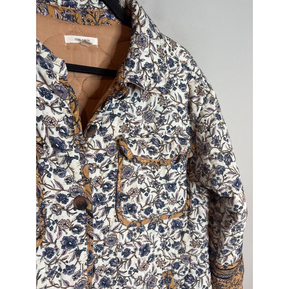 Maurices floral quilted shacket jacket - Picture 5 of 5